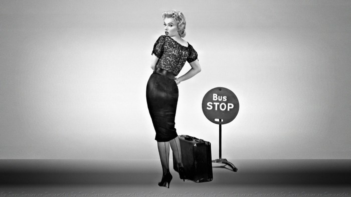 Marilyn Monroe at Bus Stop