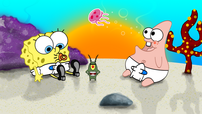 SpongeBob SquarePants characters as babies