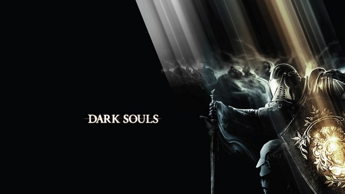 Dark Souls video game title screen