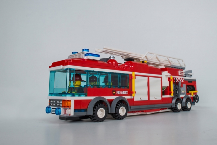 Lego Fire Truck with Firefighters
