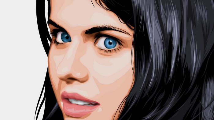 Alexandra Daddario close-up portrait