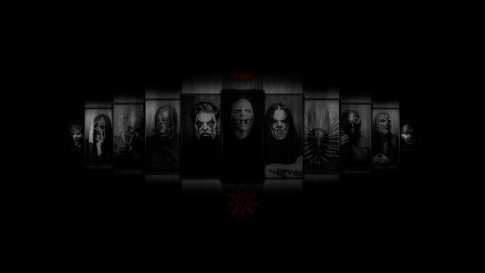 Dark and Intense Slipknot Band Portraits