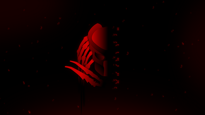 Predator mask with claws