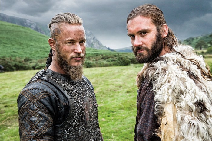 Ragnar Lothbrok and Rollo from Vikings
