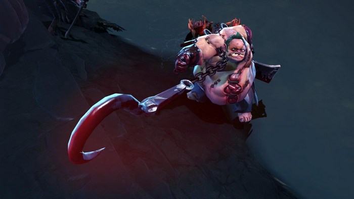 Pudge from Dota 2 with hook