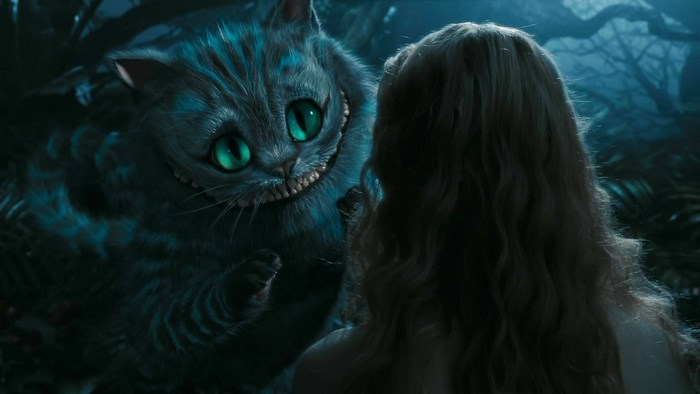 Cheshire Cat and Alice in Wonderland