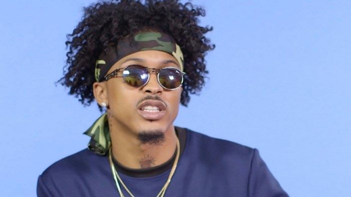 August Alsina wearing sunglasses and bandana
