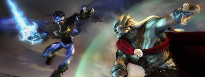 Raziel and Kain from Legacy of Kain: Soul Reaver