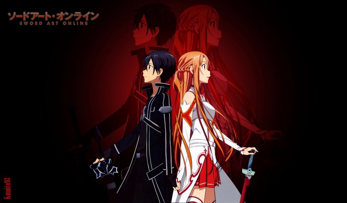 Kirito and Asuna from Sword Art Online
