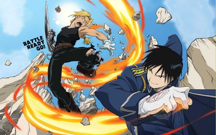 Edward Elric and Roy Mustang from Fullmetal Alchemist