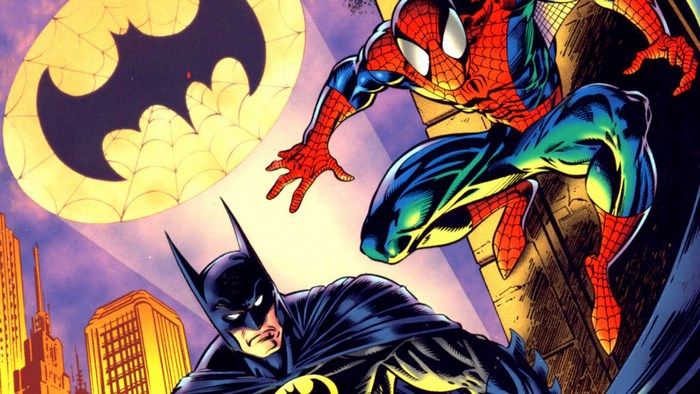 Spider-Man and Batman in Gotham City