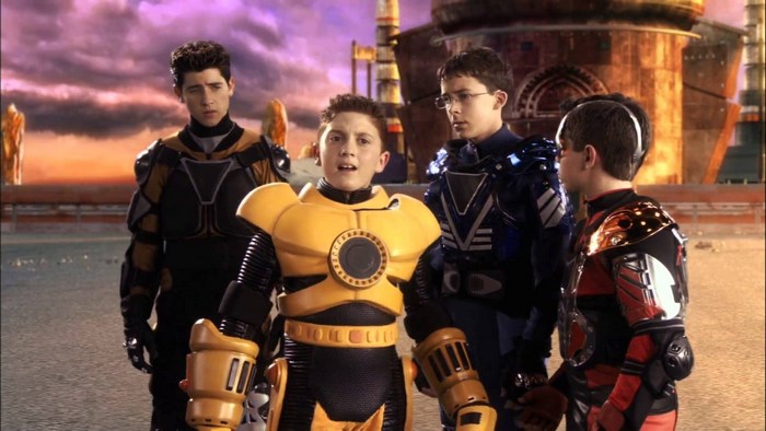 Spy Kids 3-D: Game Over characters in futuristic suits