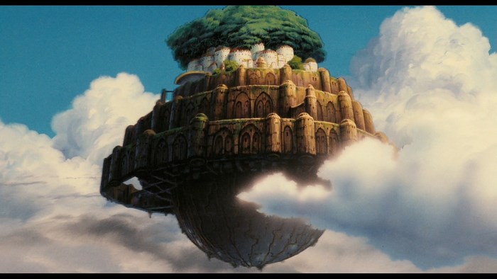 Laputa Castle in the Sky Floating Island