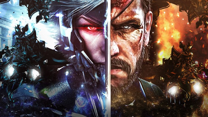 Raiden and Big Boss from Metal Gear Rising: Revengeance