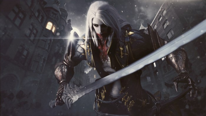Dracula from Castlevania: Lords of Shadow with sword