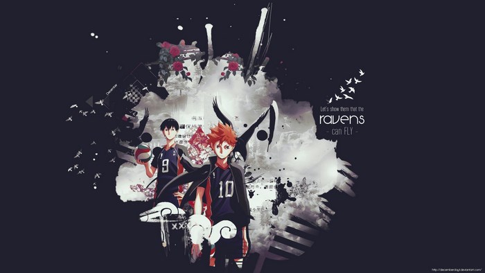 Haikyuu!! Shoyo Hinata and Tobio Kageyama