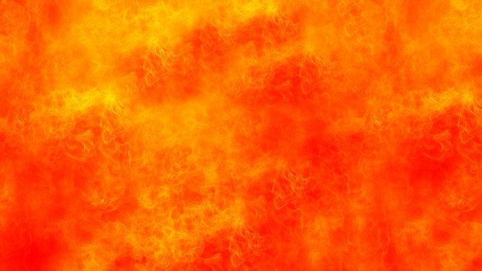 Abstract orange and yellow fire texture