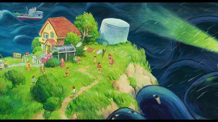 Ponyo on the Cliff by the Sea