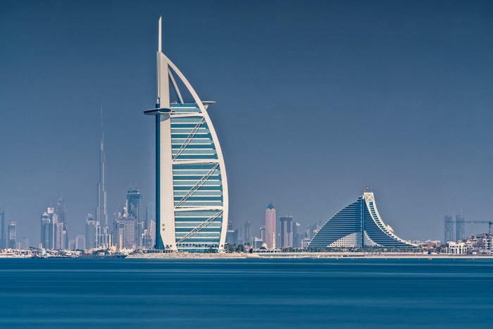 Burj Al Arab and Burj Khalifa in Dubai
