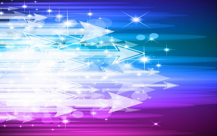 Abstract Arrows and Stars Background