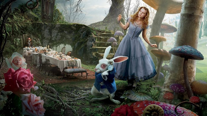 Alice in Wonderland White Rabbit Mad Hatter Tea Party