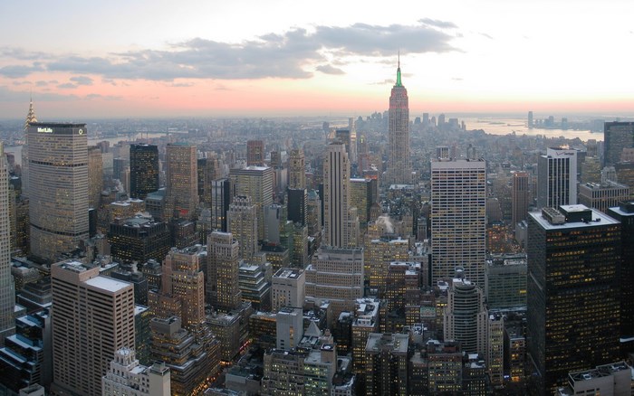 New York City Skyline at Dusk