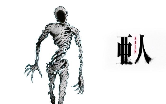 Ajin Demi-Human character and logo