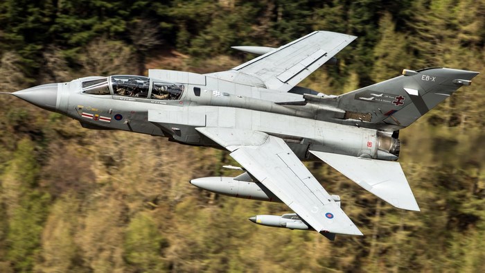 Panavia Tornado Jet Fighter in Flight