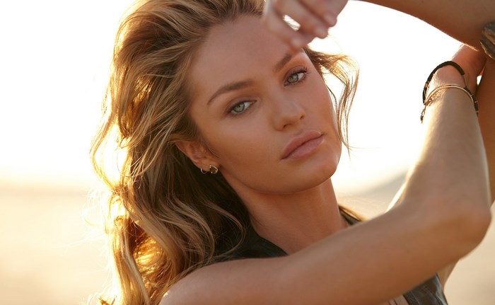 Candice Swanepoel close-up portrait