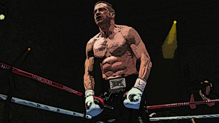 Boxer in a boxing ring