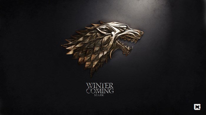 Game of Thrones Stark Winter is Coming Logo