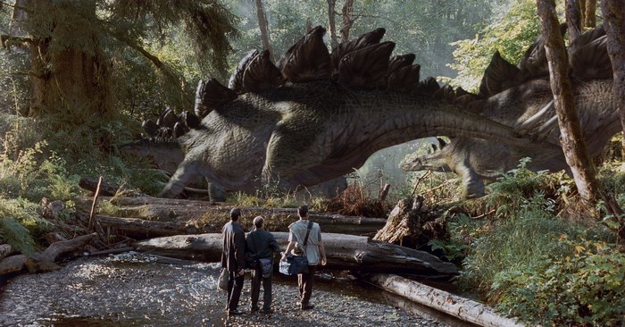 Stegosaurus dinosaurs in The Lost World Jurassic Park