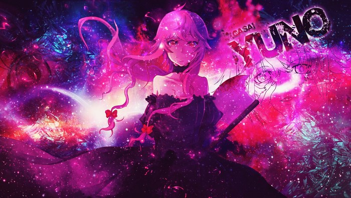 Yuno Gasai from Mirai Nikki
