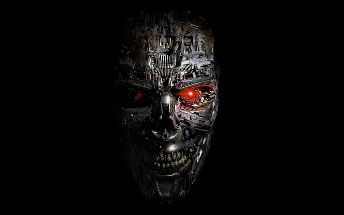 Terminator T-800 Endoskeleton face