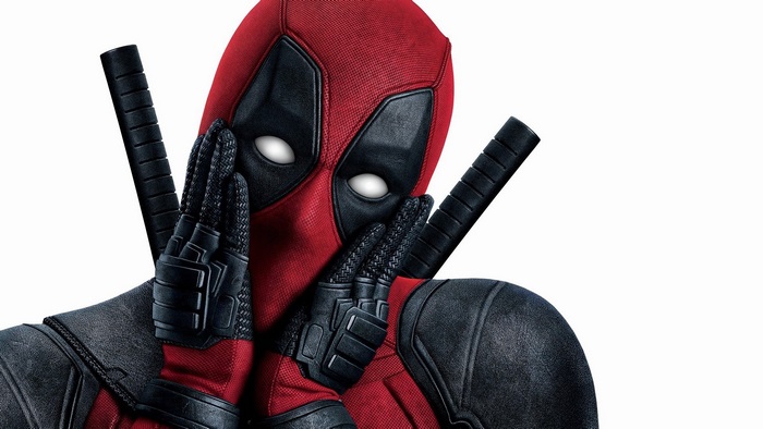 Deadpool Playful Pose Close-Up