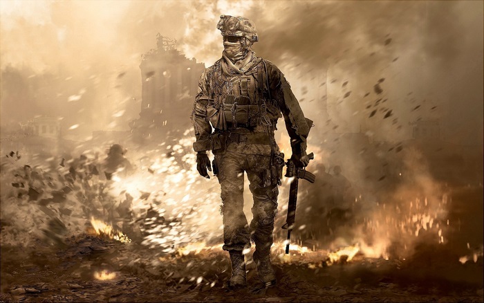 Soldier in a warzone from Call of Duty: Black Ops