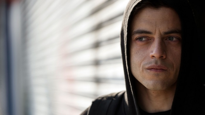 Rami Malek as Elliot Alderson in Mr. Robot