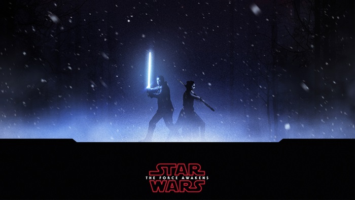 Star Wars: The Force Awakens 4K screen