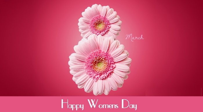 Happy Womens Day March 8 Flowers