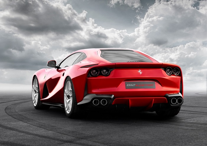 Red Ferrari 812 Superfast 4K