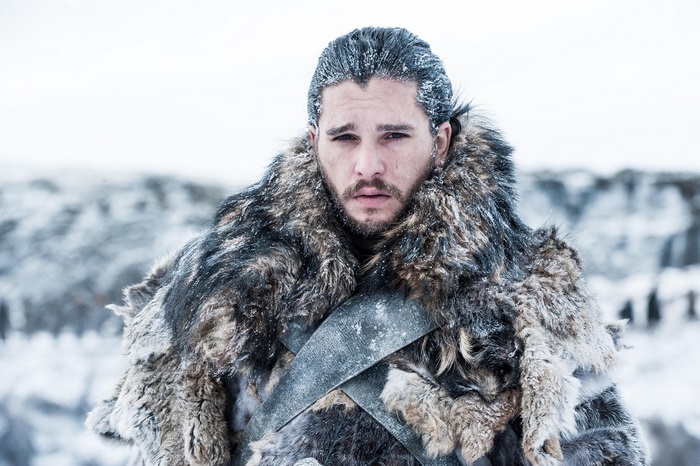 Jon Snow from Game of Thrones in Winter
