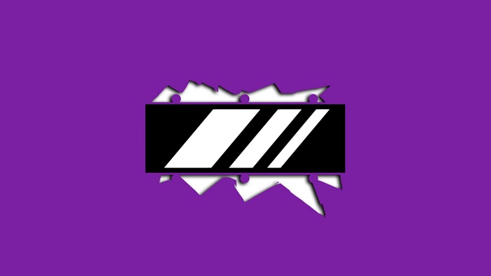 Abstract design with purple background