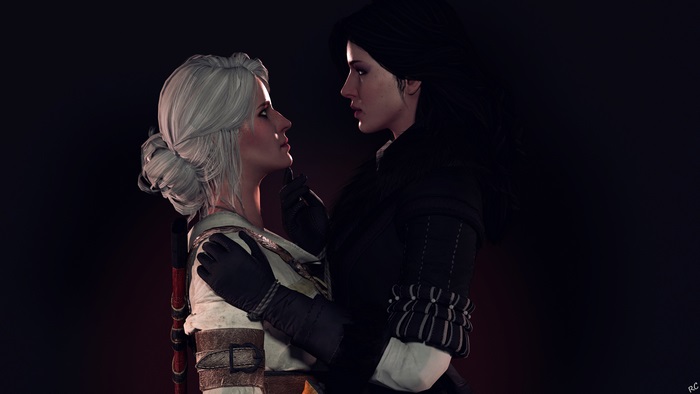 Ciri and Yennefer from The Witcher 3 Wild Hunt 4K