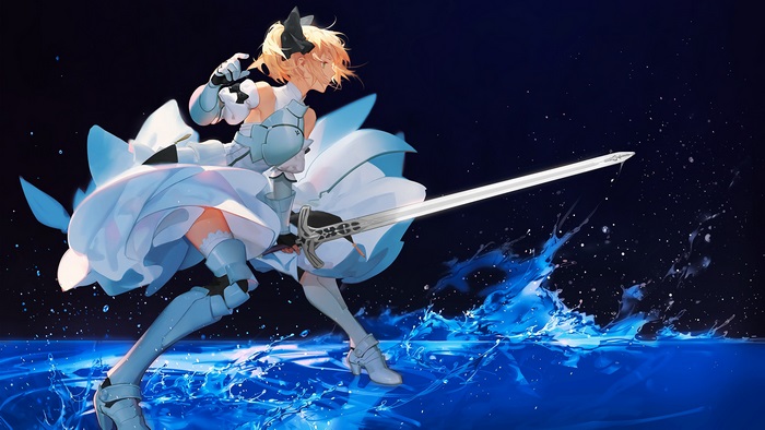 Saber Lily from Fate/Grand Order 4K