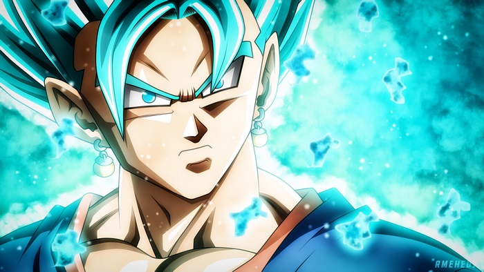 Super Saiyan Blue Vegito from Dragon Ball Super 4K