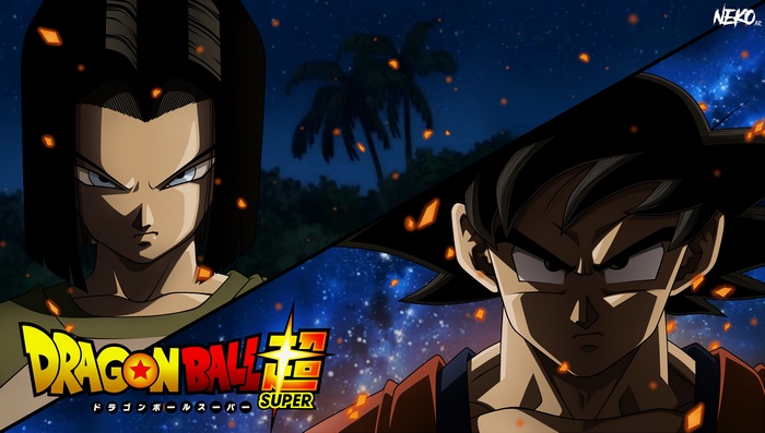 Android 17 and Goku from Dragon Ball Super 4K