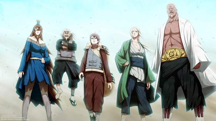 Five Kage from Naruto Shippuden