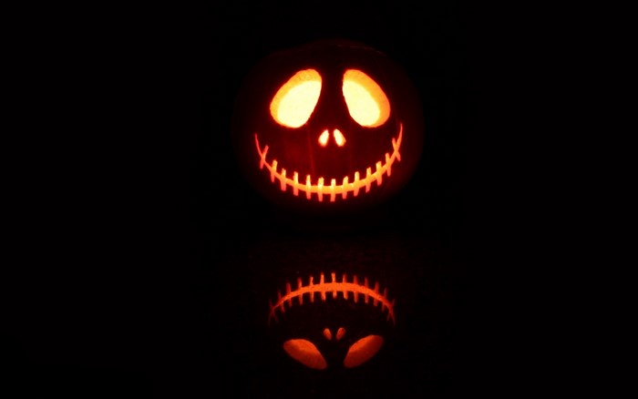 Jack Skellington pumpkin from The Nightmare Before Christmas