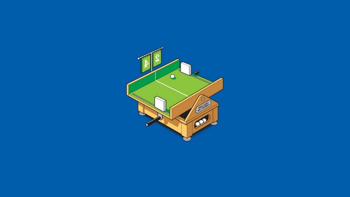 Table Tennis Game with Scoreboard