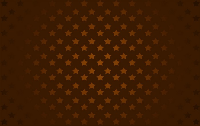 Brown abstract background with stars pattern